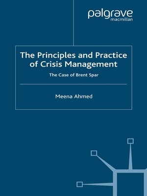 cover image of The Principles and Practice of Crisis Management